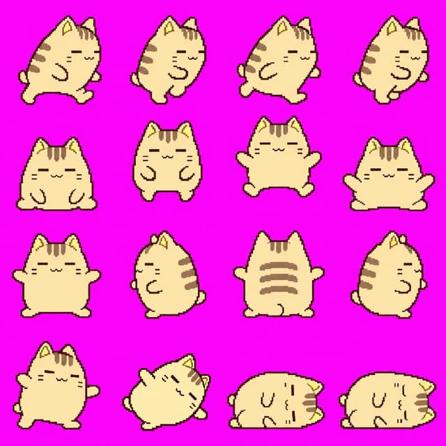 Game Asset - Pixel Art Animation Sprite Sheet — output
