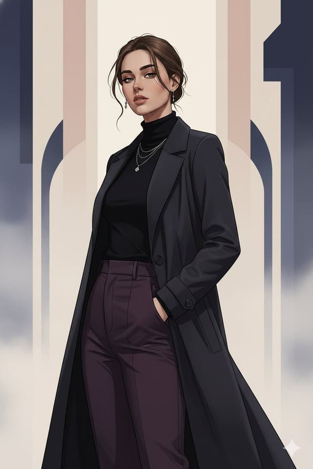 Gothic K-Drama Fusion Illustration with Identity Preservation — output