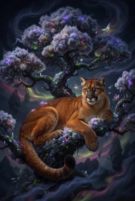Enchanted Forest Cougar Leap — cover