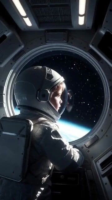 Child in Space with Voiceover — cover