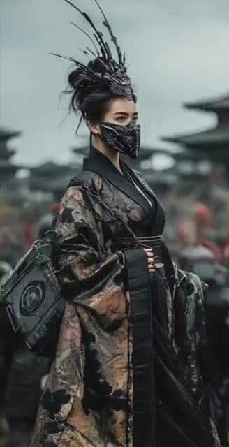 Mysterious Japanese Warrior — cover