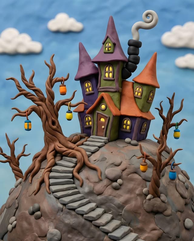 Comic / Storyboard - Gothic Whimsical Haunted House — output