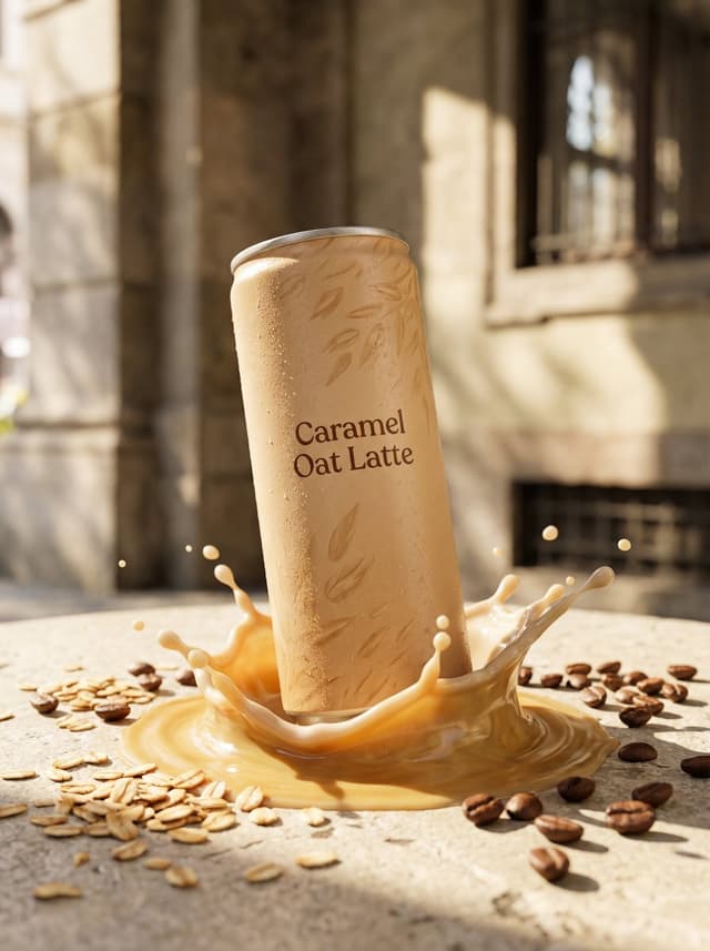 Premium Beverage Product Photography: Golden Peach Fizz — output