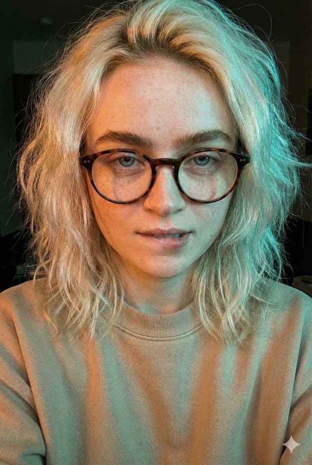 Profile / Avatar - Moody Dual-Tone Selfie Portrait — output