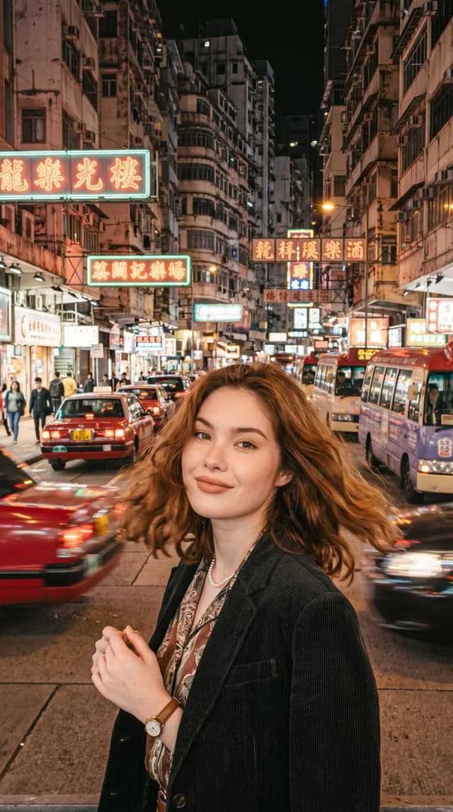 Retro Hong Kong Style Portrait — output