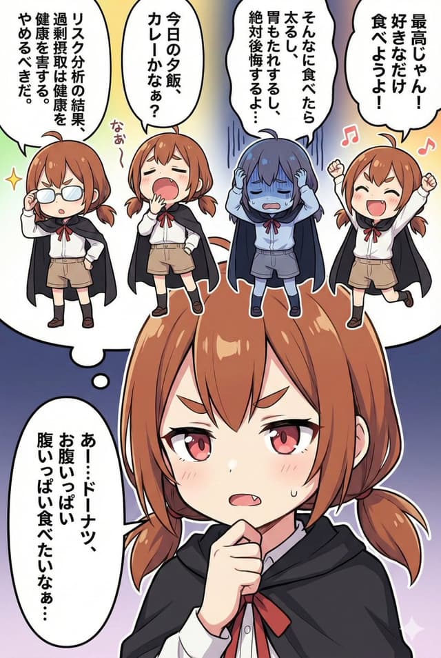 Comic / Storyboard - Character Inner Monologue Comic Prompt (Japanese) — output