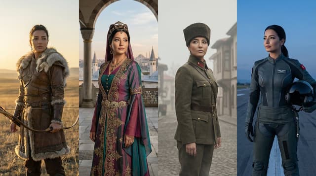 Infographic / Edu Visual - Turkish History Character Grid — output