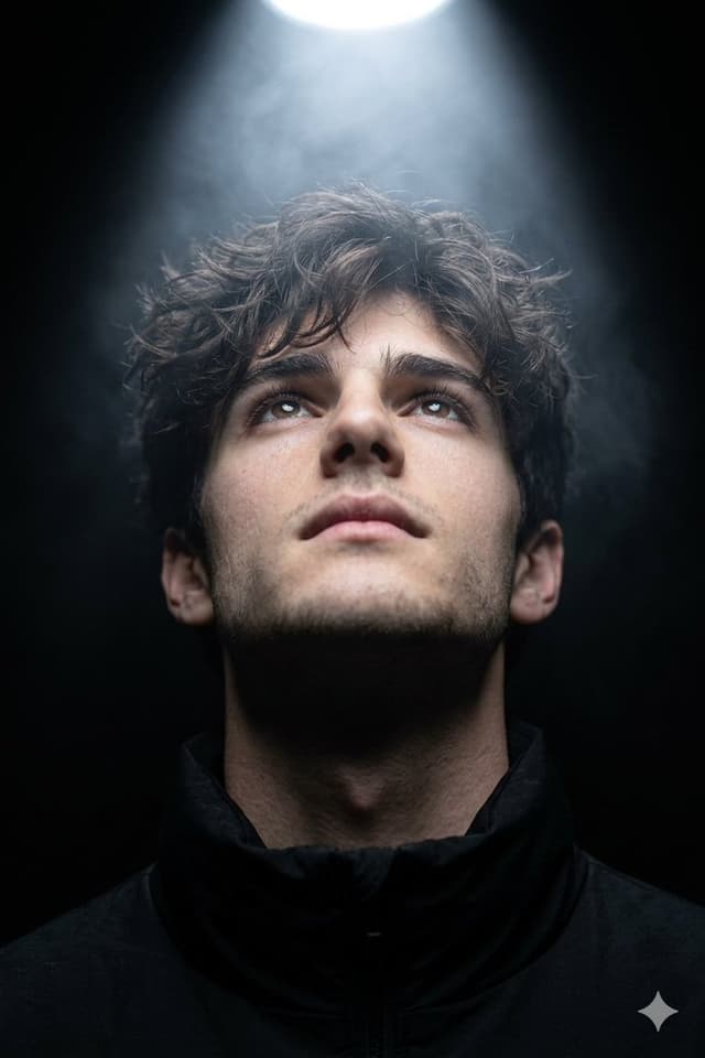 Profile / Avatar - Hyper-realistic cinematic close-up portrait with dramatic lighting — output