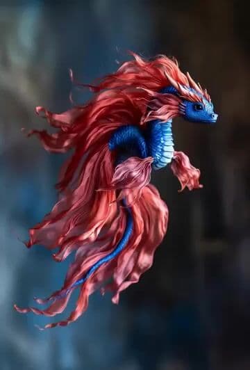 Silk Dragon Inspired by a Beta Fish — cover