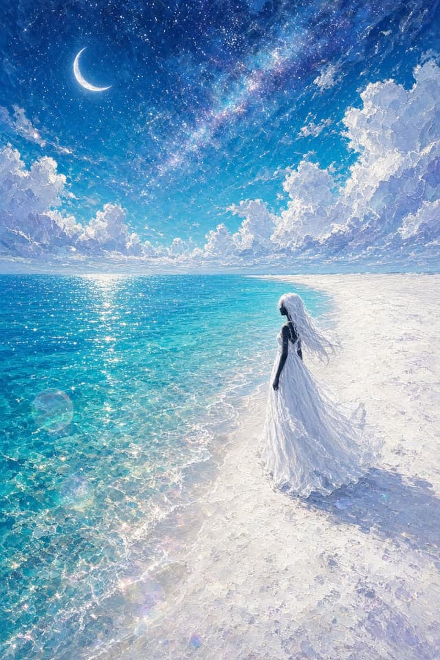 Comic / Storyboard - Celestial Bride on Starlit Beach — output