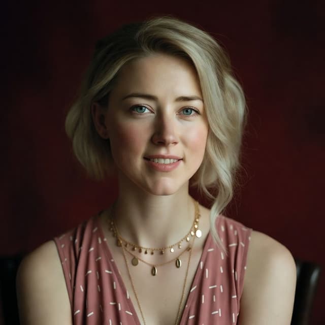 Amber Heard Gentle Studio Portrait — output