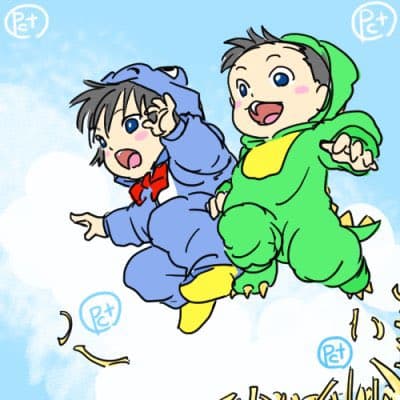 Chibi Godzilla Snowboarding — output