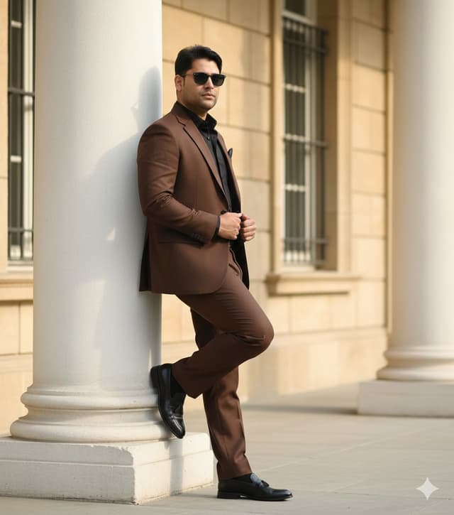 Cinematic Fashion Editorial of a Man with a Luxury Car and Dog — output