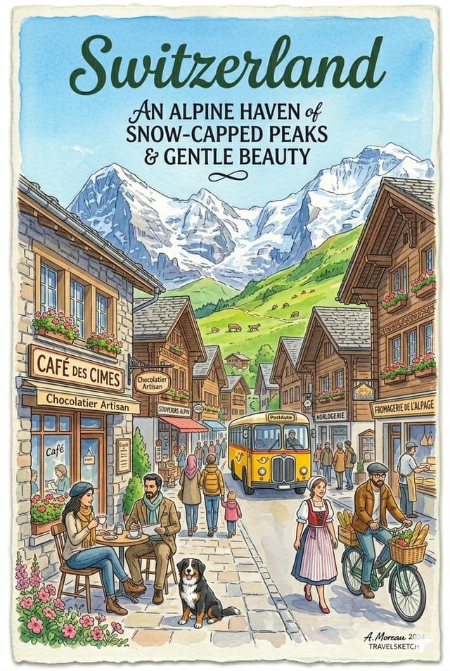 Vintage Watercolor Travel Posters — output