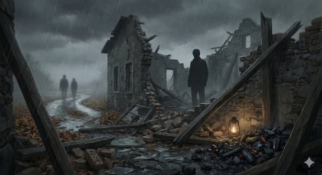 Cinematic illustration of a poem — output