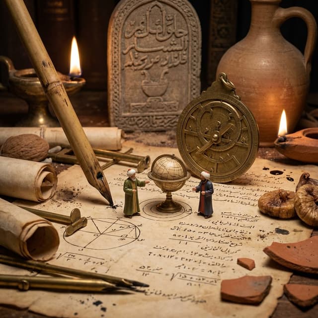 Infographic / Edu Visual - Historical Macro Diorama: Culinary Atlas Grid — output