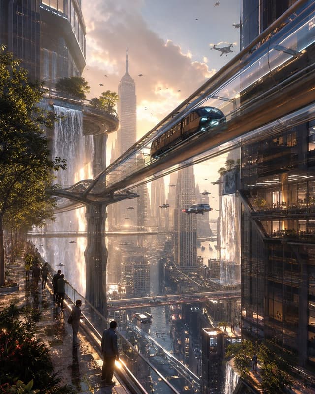 Comic / Storyboard - Sky Railway 2099 Concept — output