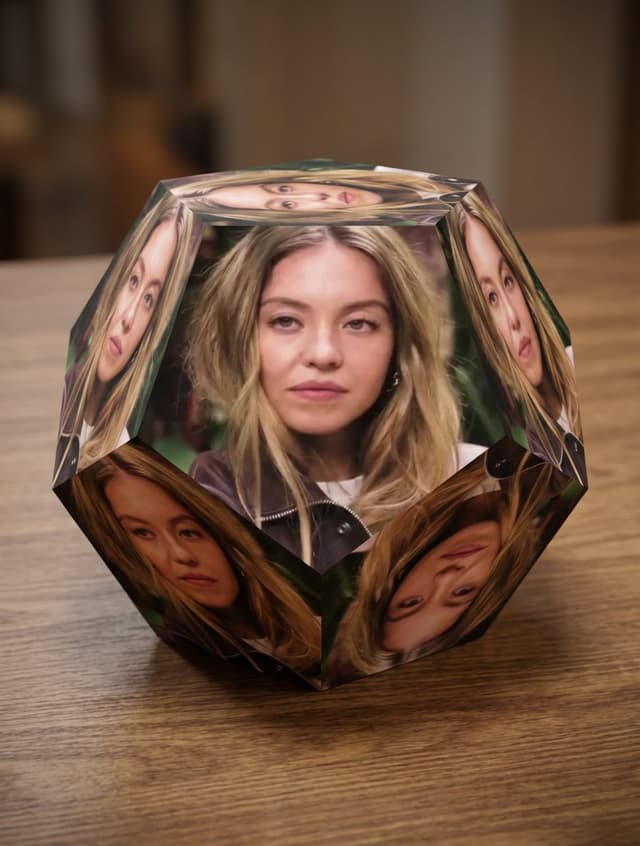 Apply image to dodecahedron — output