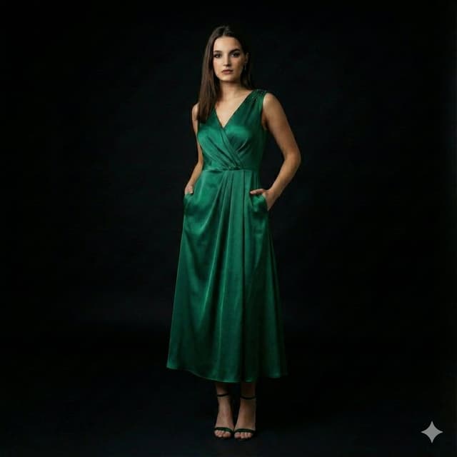 Product Marketing - High-End Fashion Editorial Portrait on Black Background — output