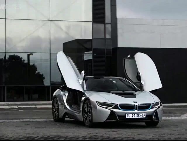 Cinematic Hyper-Realism: Silver BMW i8 — cover