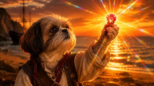 Comic / Storyboard - Shih Tzu Ruby Treasure Sunset — output