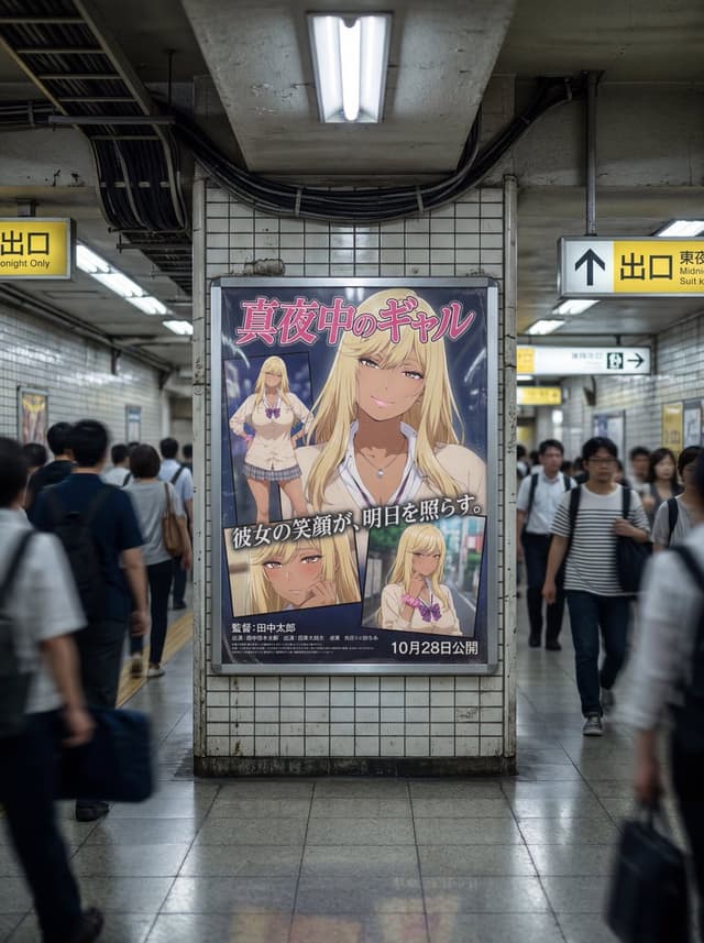 Subway Ad Poster Prompt for Character Image Generation (Portfolio Style) — output