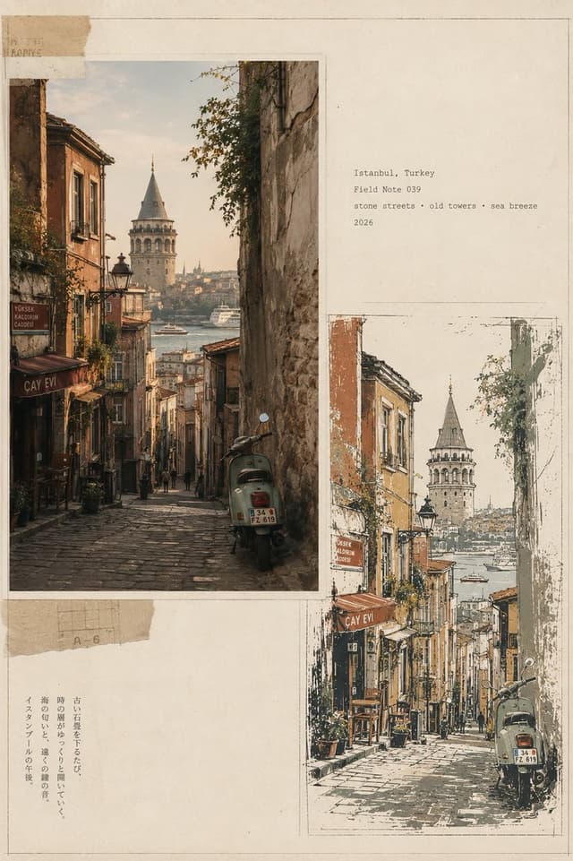 Infographic / Edu Visual - Vintage Travel Journal Collage — output