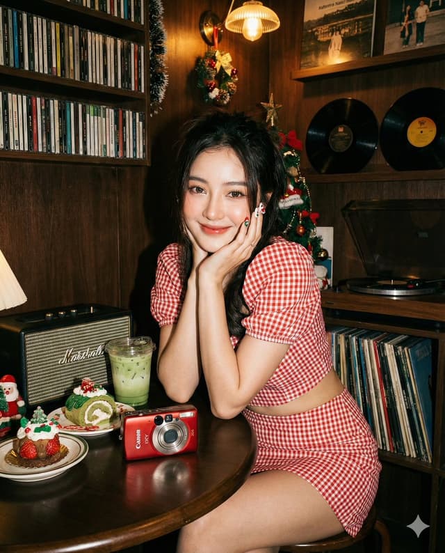 Y2K Douyin-Style Portrait with Direct Flash Prompt — output