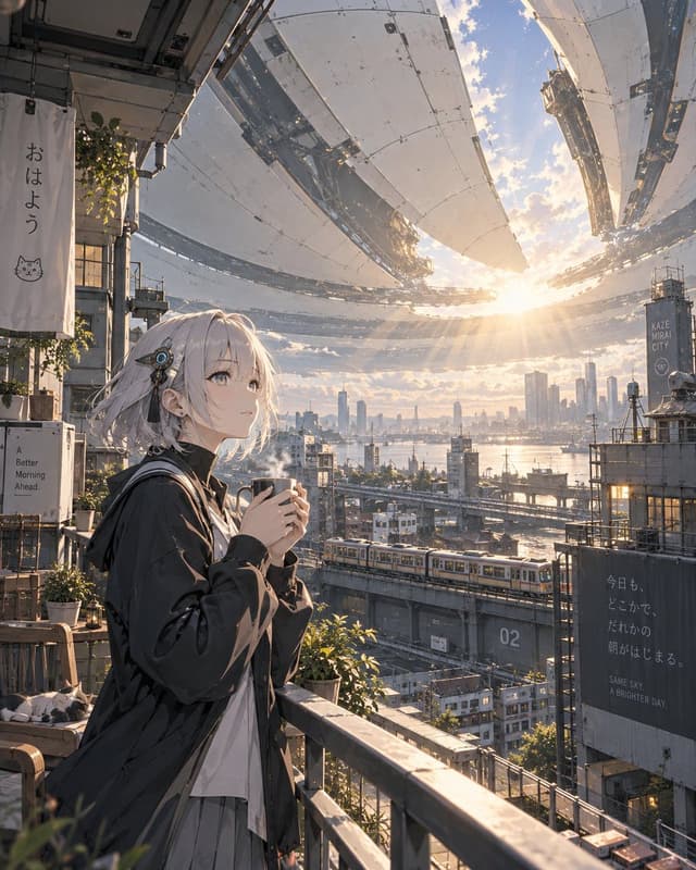 Comic / Storyboard - Morning Aperture Anime City — output