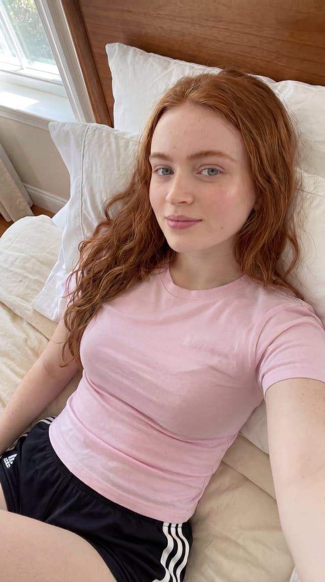 Profile / Avatar - Casual Bedroom Selfie Portrait — output