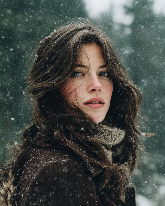 Profile / Avatar - Cinematic Winter Forest Portrait Prompt — output