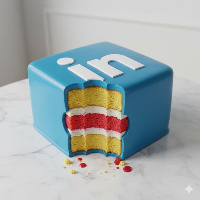 Whimsical hyper-realistic cake illustration prompt — output
