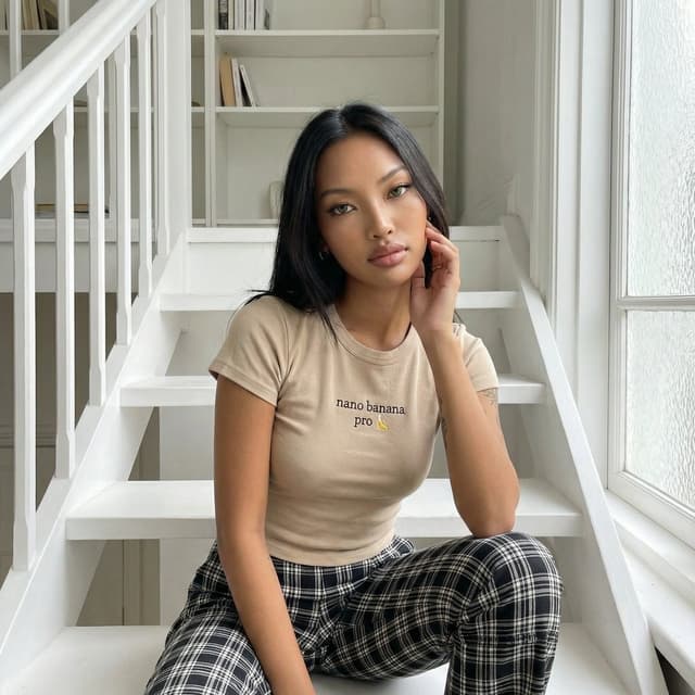 Editorial Portrait on Scandinavian Interior Stairs — output