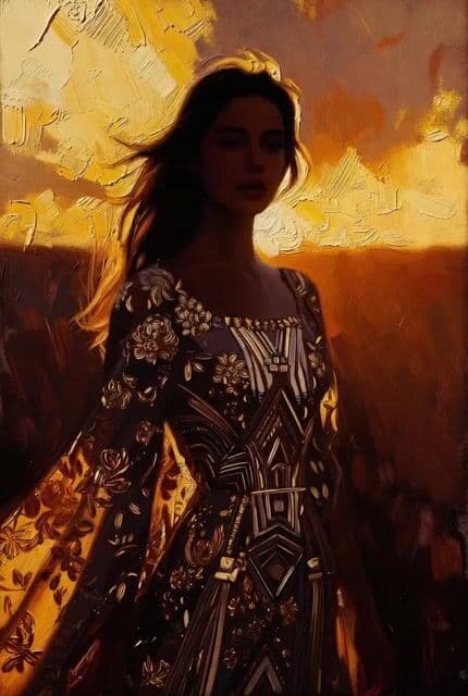 Rococo Oil Painting Portrait Video — cover