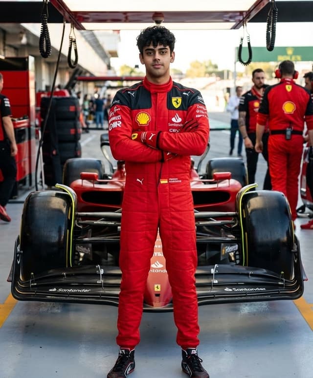 F1 Racing Portrait Prompt for Nano Banana Pro — output
