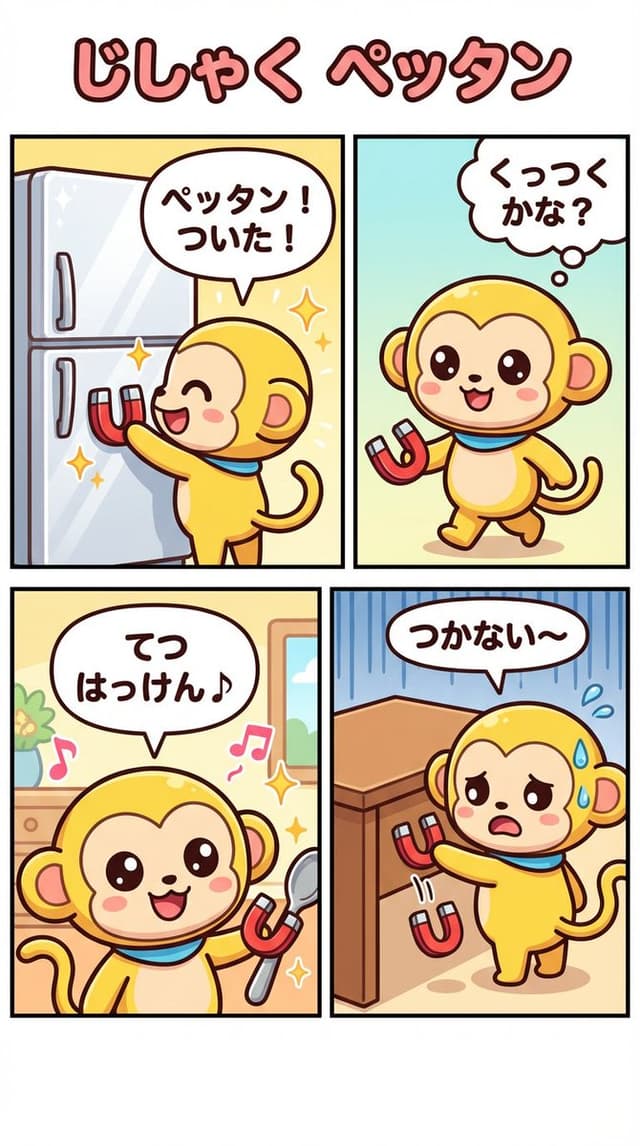 Nano-kun's Daily Life: Magnet Comic Strip Prompt — output