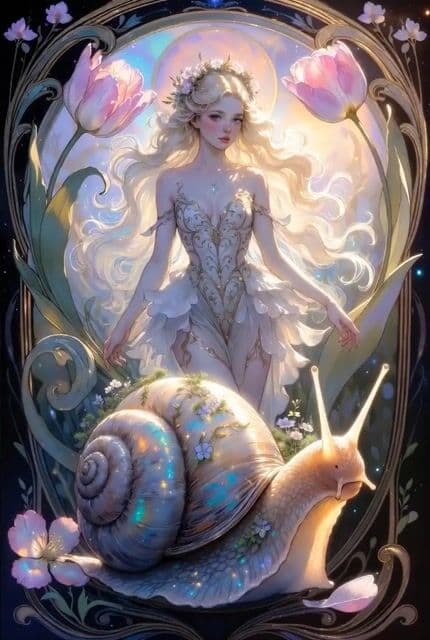 Tulip Empress & Snail Guardian Video Prompt — cover