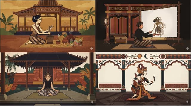 Comic / Storyboard - Minimal Flat Javanese Animation — output