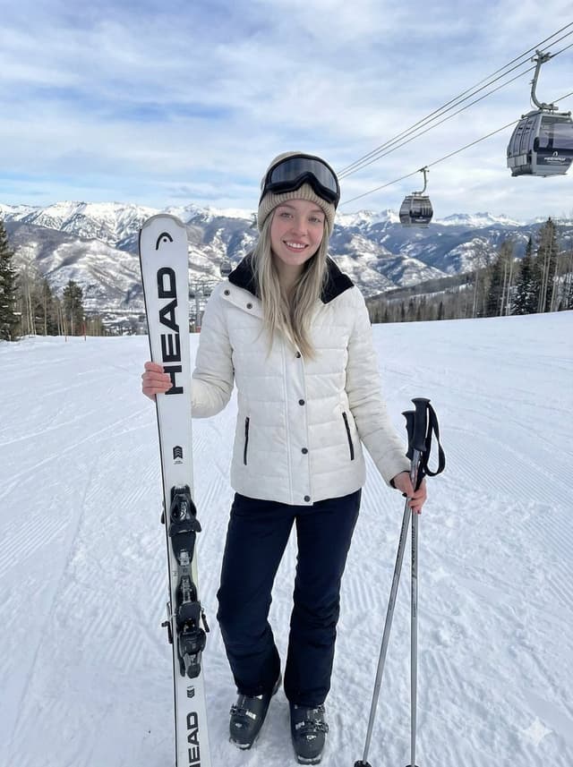 Hyper-realistic Ski Slope Portrait — output