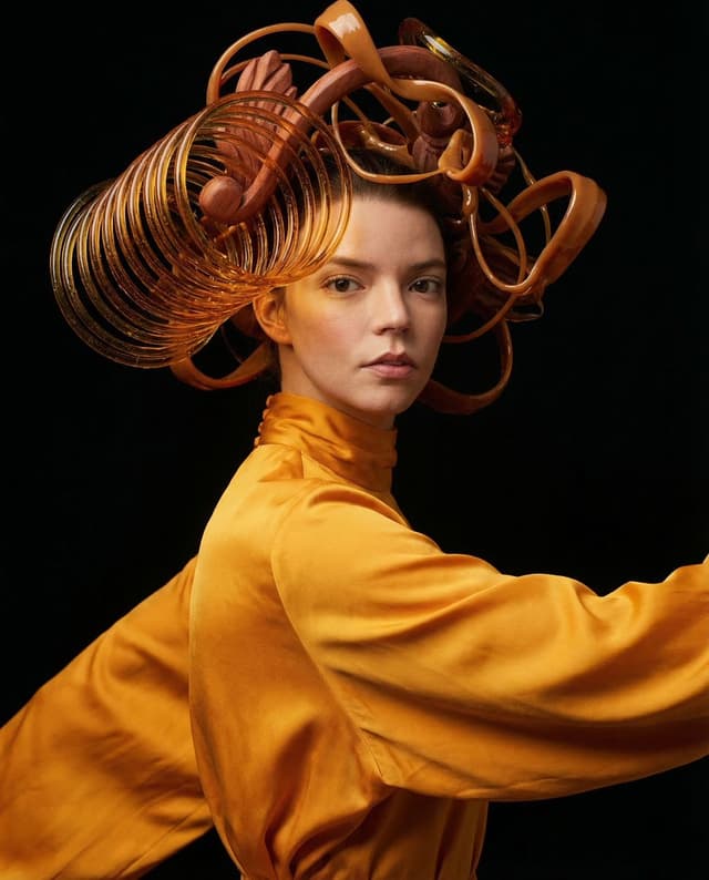 Social Media Post - Kinetic Amber Surreal Portrait — output