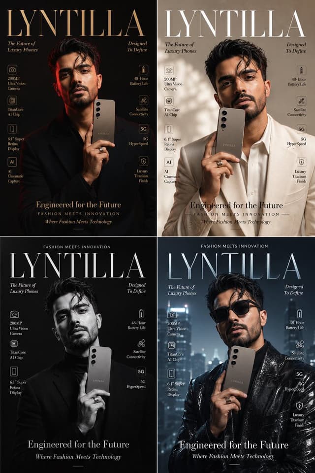 Product Marketing - Luxury Fashion Tech Magazine Cover — output