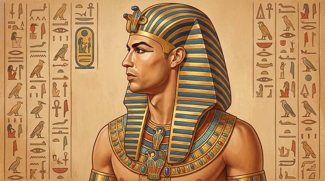 Infographic / Edu Visual - Ancient Egyptian Profile Portrait — output