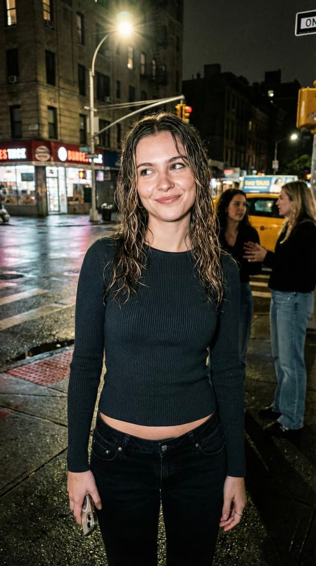 Candid Night Street Photo Prompt — output