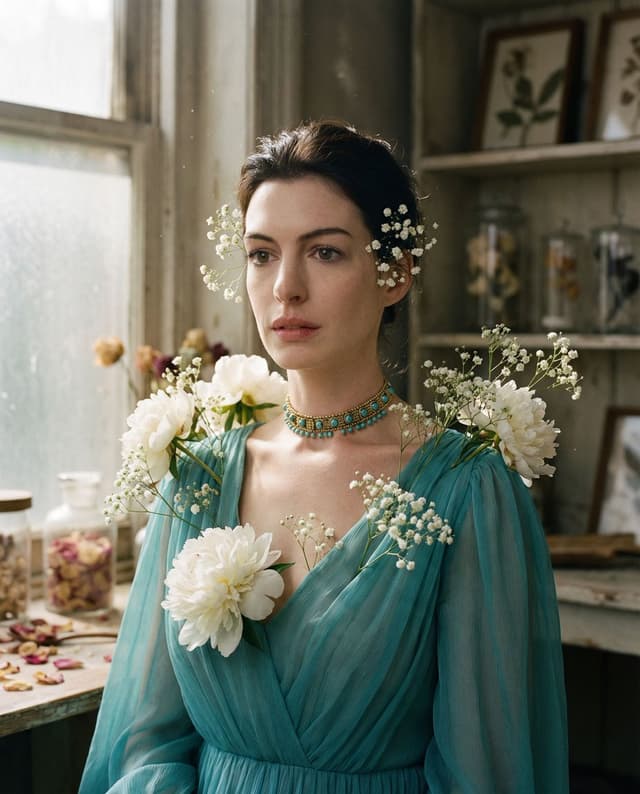 Surreal Botanical Fashion Editorial — output