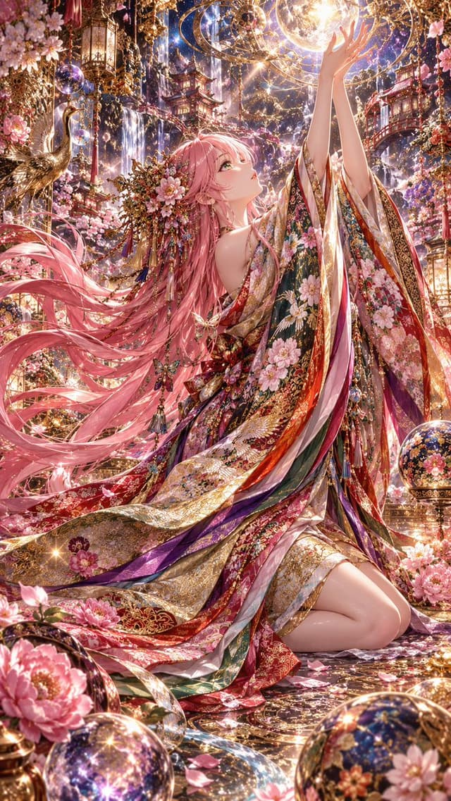 Comic / Storyboard - Celestial Sakura Kimono Maiden — output