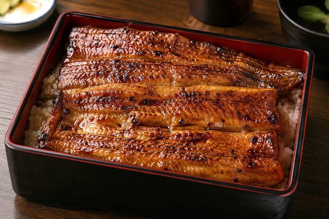 E-commerce Main Image - Realistic Unaju Grilled Eel Box — output