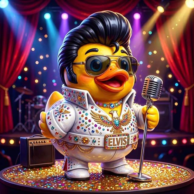 Game Asset - Elvis Rubber Duck — output