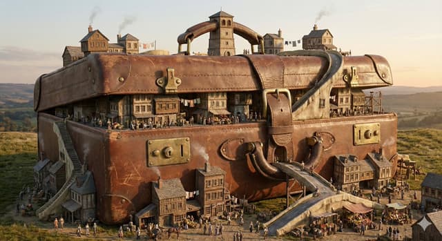 Everyday Object Reimagined as a City — output