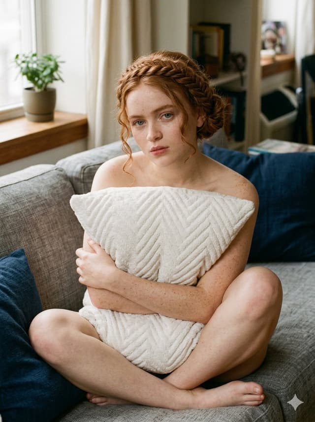 Profile / Avatar - Cozy Indoor Sofa Portrait — output