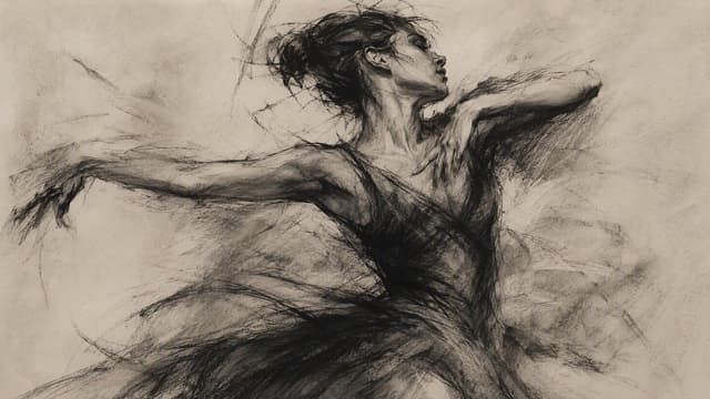 Comic / Storyboard - Expressive Charcoal Drawing Sketch — output